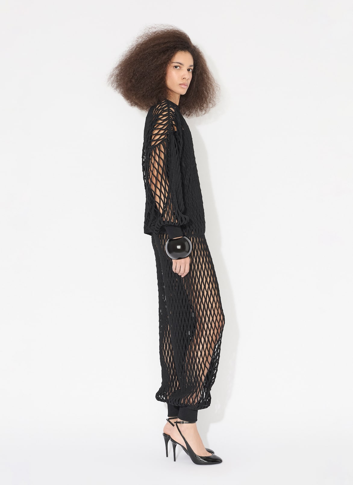 BODY BUSTIER IN MAGLIA SECONDA PELLE ALAÏA BODY BUSTIER IN MAGLIA SECONDA PELLE NERO